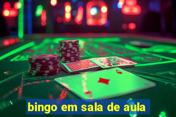 bingo em sala de aula